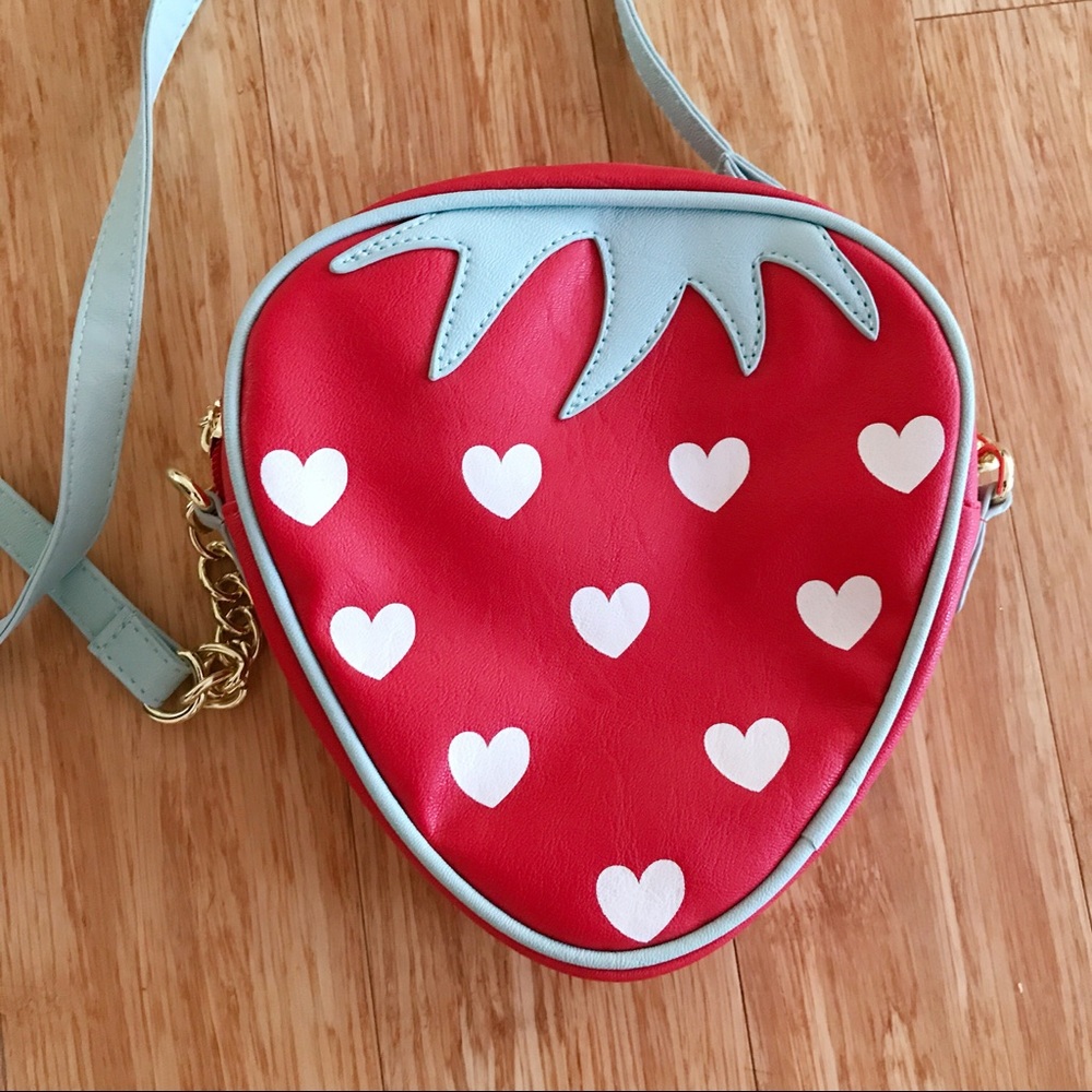 Betsey Johnson Strawberry Crossbody Purse Bag